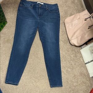 LC Lauren Conrad Dark Blue Skinny Jeans